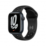 Apple Watch Nike SE GPS 44mm Silver Aluminum Case w. Pure Platinum/Black Nike Sport B. (MYYH2) - ТвойGadget
