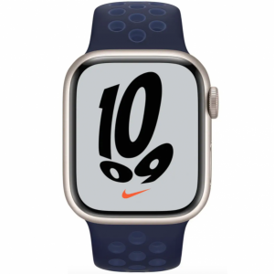 Apple Watch Nike Series 7 LTE 45mm Starlight A. Case with M. Navy/Mystic N. Nike S. Band (MKMD3+ML8C3) — изображение 2