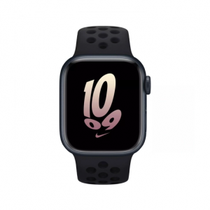 Apple Watch Nike Series 8 GPS 41mm Midnight Aluminum Case w. Black/Black Nike S. Band (MPGN3) — изображение 2