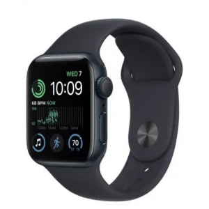 Apple Watch Series 8 GPS + Cellular 41mm Midnight Aluminum Case w. Midnight S. Band M/L (MNUW3) — изображение 1