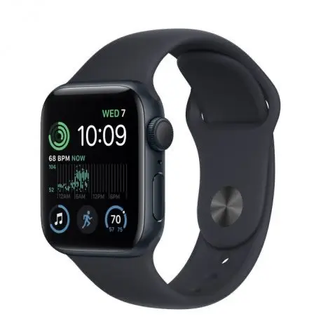 Apple Watch SE 2 GPS 40mm Midnight Aluminum Case w. Midnight S. Band - M:L_2 Apple Watch Series 8 GPS + Cellular 41mm Midnight Aluminum Case w. Midnight S. Band M/L (MNUW3) - ТвойGadget