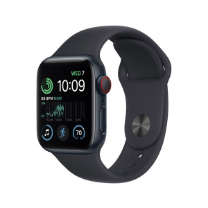Apple Watch SE 2 GPS + Cellular 40mm Midnight Aluminum Case with Midnight Sport Band (MNPL3) — изображение 1