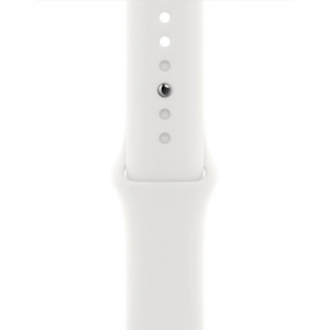 Apple Watch SE 2 GPS + Cellular 40mm Silver Aluminum Case with White Sport Band (MNPP3) — изображение 3