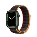 Apple Watch Series 7 GPS 45mm Blue Aluminum Case With Abyss Blue/Moss Green Sport Loop (MKNR3) - ТвойGadget