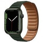 Apple Watch Series 7 GPS 45mm Blue Aluminum Case With Abyss Blue/Moss Green Sport Loop (MKNR3) - ТвойGadget