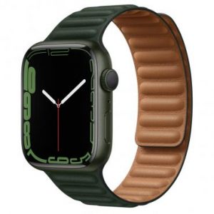 Apple Watch Series 7 GPS 45mm Green Aluminum Case w. Sequoia Green L. Link M/L (MKNQ3+ML803)