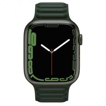 Apple Watch Series 7 GPS 45mm Green Aluminum Case w. Sequoia Green L. Link M/L (MKNQ3+ML803) - ТвойGadget