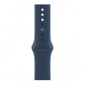 Apple Watch Series 7 GPS 45mm Midnight Aluminum Case With Abyss Blue Sport Band (MKNN3+MKUW3) [OPEN BOX] - Зображення 3