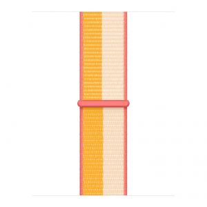 Apple Watch Series 7 GPS 45mm Starlight Alum. Case w. Maize/White S. Loop (MKNP3+ML2Y3) — изображение 3