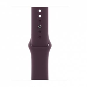 Apple Watch Series 7 GPS + Cellular 45mm Gold S. Steel Case w. Dark Cherry Sport Band (MKJF3) — изображение 3