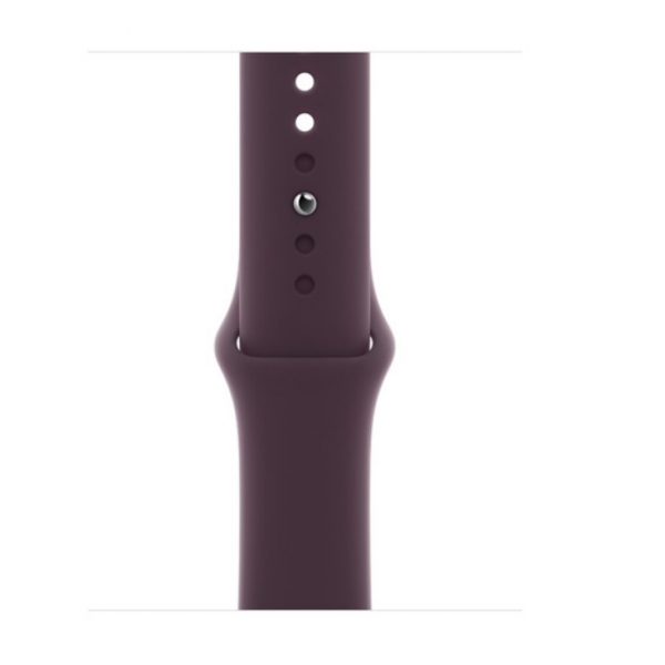 Apple Watch Series 7 GPS + Cellular 41mm Gold S. Steel Case w. Dark Cherry Sport Band (MKHG3) - ТвойGadget