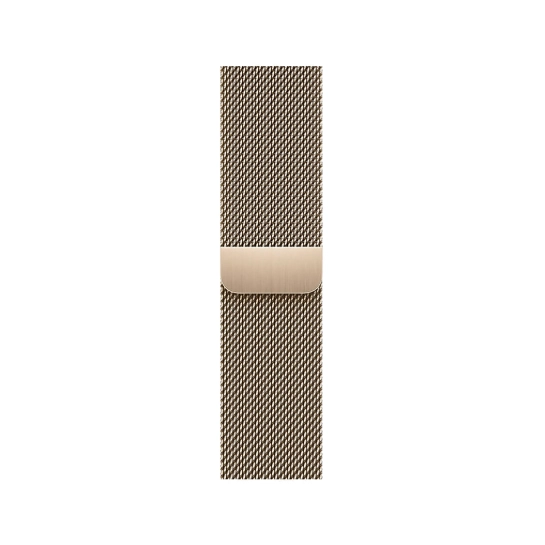 Apple Watch Series 7 GPS + Cellular 41mm Gold Stainless Steel Case with Gold Milanese Loop (MKHH3) - ТвойGadget