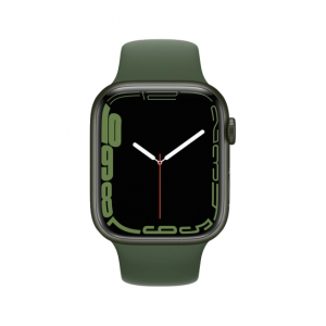 Apple Watch Series 7 GPS + Cellular 45mm Green Aluminum Case with Clover Sport Band (MKJ93) - ТвойGadget