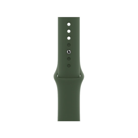Apple Watch Series 7 GPS + Cellular 41mm Green Aluminum Case with Clover Sport Band (MKH93) - ТвойGadget