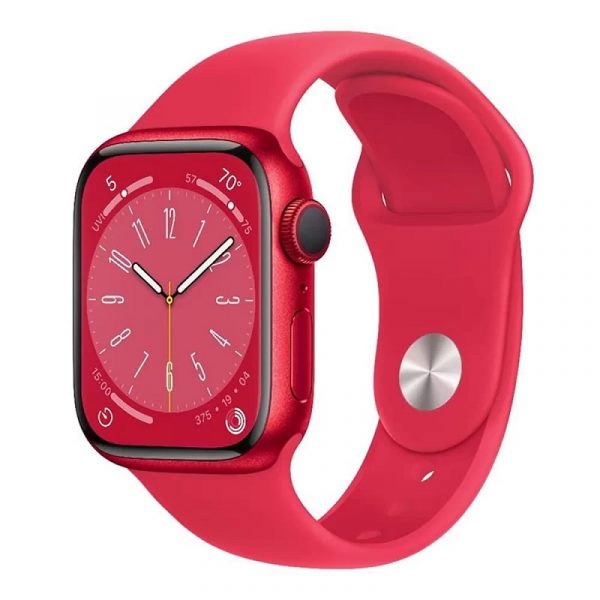 Apple Watch Series 8 GPS 41mm PRODUCT RED Aluminum Case w. PRODUCT RED S. Band - S:M_1 Apple Watch Series 8 GPS + Cellular 41mm PRODUCT RED Aluminum Case w. PRODUCT RED S. Band (MNJ23) - ТвойGadget