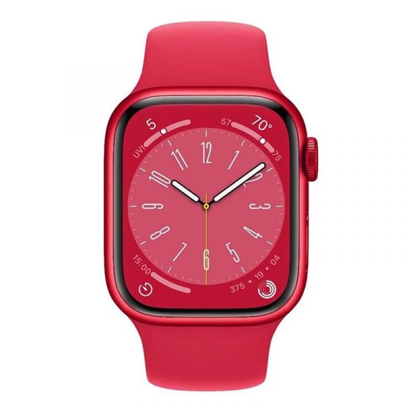 Apple Watch Series 8 GPS + Cellular 41mm PRODUCT RED Aluminum Case w. PRODUCT RED S. Band (MNJ23) - ТвойGadget