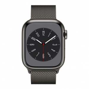 Apple Watch Series 8 GPS + Cellular 41mm Graphite S. Steel Case w. Milanese Loop Graphite (MNJL3/MNJM3) — изображение 2