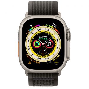 Apple Watch Ultra GPS + Cellular 49mm Titanium Case with Black/Gray Trail Loop - S/M (MQF43/MQFW3) [Вітринні] - Зображення 2