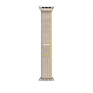 Apple Watch Ultra GPS + Cellular 49mm Titanium Case with Yellow/Beige Trail Loop - M/L (MQF23/MQFU3) [Витринные] — изображение 3