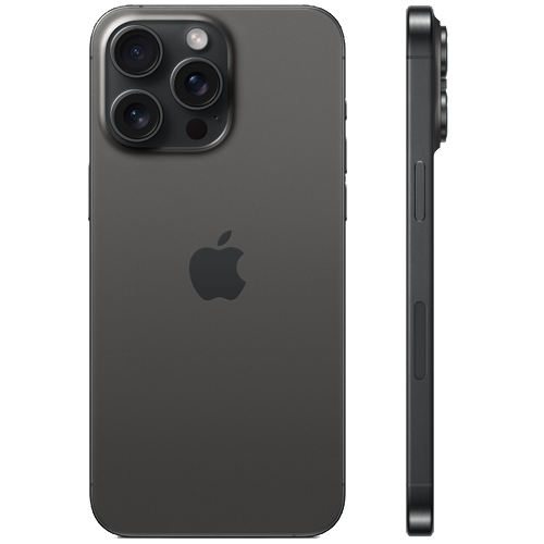 Apple iPhone 15 Pro Max 1TB eSIM Black Titanium (MU6F3) - ТвойGadget