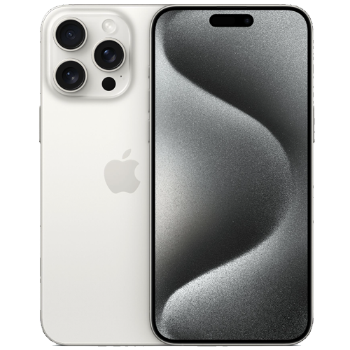 Apple iPhone 15 Pro Max 256 ГБ White Titanium_1 Apple iPhone 15 Pro Max 1TB eSIM White Titanium (MU6G3) - ТвойGadget