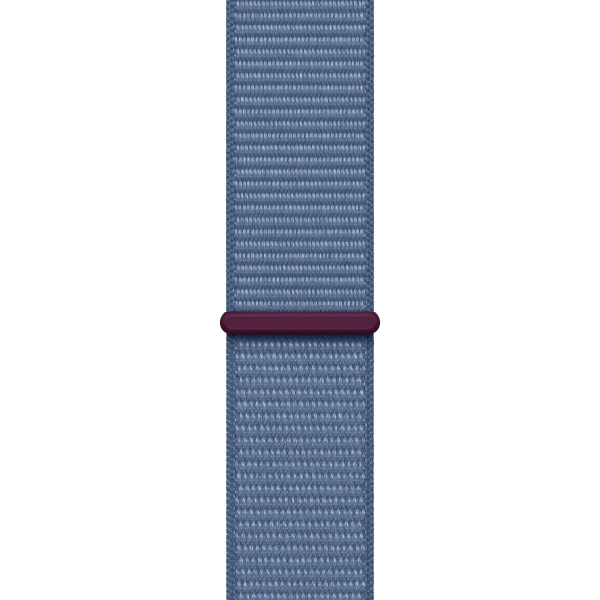 Apple Watch Series 9 GPS 41mm Silver Aluminum Case with Winter Blue Sport Loop (MR923) - ТвойGadget