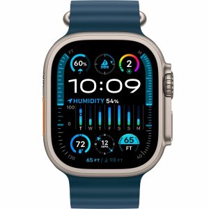 Apple Watch Ultra 2 GPS + Cellular 49mm Titanium Case with Blue Ocean Band (MREG3) - Зображення 2