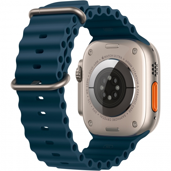 Apple Watch Ultra 2 GPS + Cellular 49mm Titanium Case with Blue Ocean Band (MREG3) - ТвойGadget
