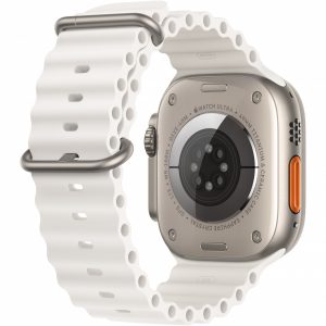 Apple Watch Ultra 2 GPS + Cellular 49mm Titanium Case with White Ocean Band (MREJ3) - Зображення 3