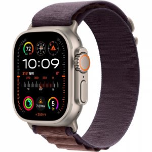 Apple Watch Ultra 2 GPS + Cellular 49mm Titanium Case with Indigo Alpine Loop - Small (MRER3) — изображение 1