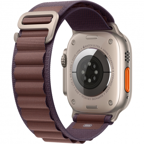 Apple Watch Ultra 2 GPS + Cellular 49mm Titanium Case with Indigo Alpine Loop — Small (MRER3) - ТвойGadget
