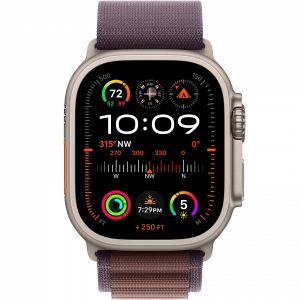 Apple Watch Ultra 2 GPS + Cellular 49mm Titanium Case with Indigo Alpine Loop - Large (MREW3) — изображение 2