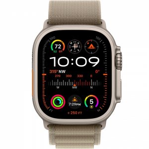Apple Watch Ultra 2 GPS + Cellular 49mm Titanium Case with Olive Alpine Loop - Medium (MREY3/MRFJ3) — изображение 2