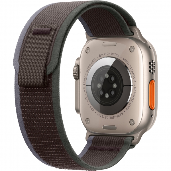 Apple Watch Ultra 2 GPS + Cellular 49mm Titanium Case with Blue/Black Trail Loop – M/L (MRF63) - ТвойGadget