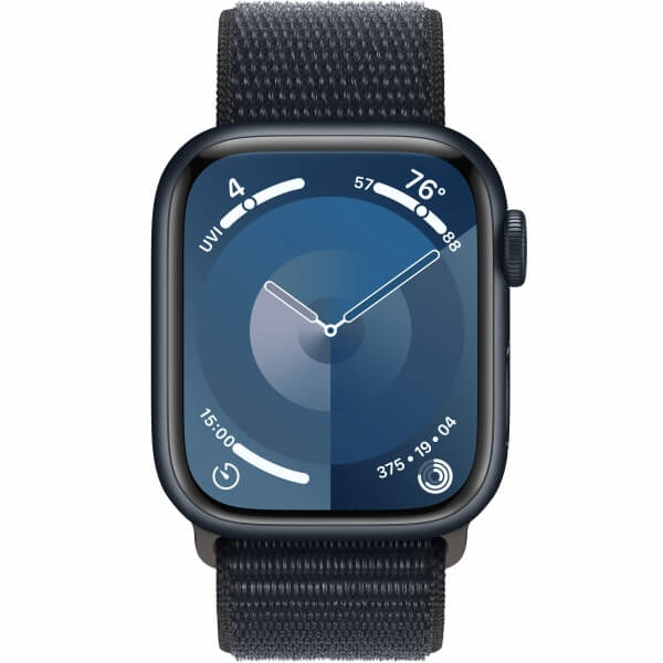 Apple Watch Series 9 GPS 41mm Midnight Aluminum Case w. Midnight Sport Loop (MR8Y3) - ТвойGadget