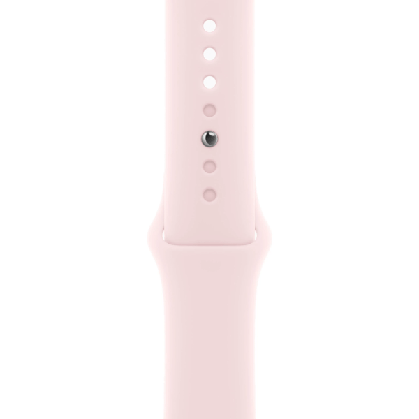 Apple Watch Series 9 GPS 41mm Pink Aluminum Case w. Light Pink S. Band — S/M (MR933) [NEW NO BOX] - ТвойGadget