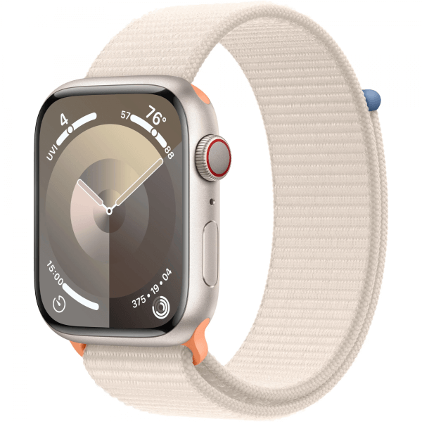 Apple Watch Series 9 GPS + Cellular 41mm Starlight Alu. Case w. Starlight S. Loop (MRHQ3) - ТвойGadget