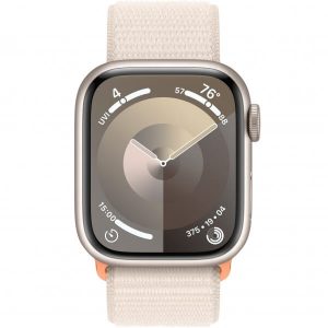 Apple Watch Series 9 GPS + Cellular 41mm Starlight Alu. Case w. Starlight S. Loop (MRHQ3) — изображение 2