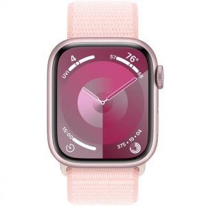Apple Watch Series 9 GPS 41mm Pink Aluminum Case w. Light Pink S. Loop (MR953) — изображение 2