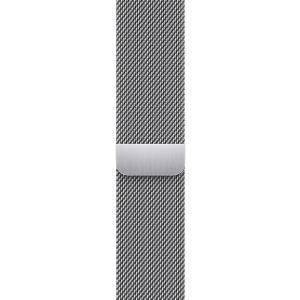 Apple Watch Series 9 GPS + Cellular 45mm Silver S. Steel Case w. Silver Milanese Loop (MRMQ3) — изображение 3