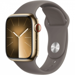 Apple Watch Series 9 GPS + Cellular 45mm Graphite S. Steel Case w. Midnight S. Band — M/L (MRMW3) - ТвойGadget