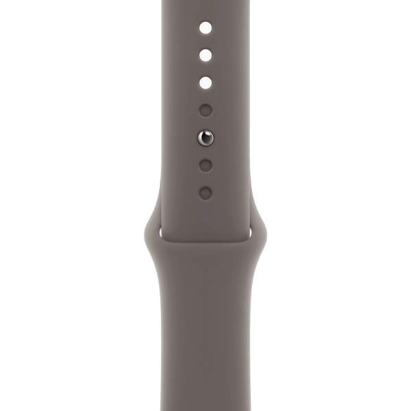 Apple Watch Series 9 GPS + Cellular 45mm Gold S. Steel Case w. Clay Sport Band — M/L (MRMT3) - ТвойGadget