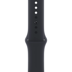 Apple Watch Series 9 GPS + Cellular 45mm Graphite S. Steel Case w. Midnight Sport Band - S/M (MRMV3) — изображение 3