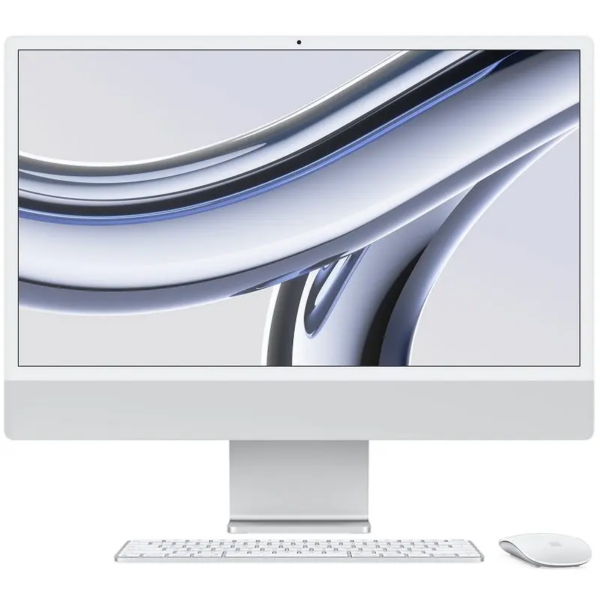 Apple iMac 24 M3 Silver 1 Моноблок Apple iMac 24 M3 Silver (MQRJ3) - ТвойGadget