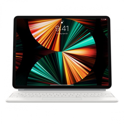 Чехол-клавиатура для планшета Apple Magic Keyboard for iPad Pro 12.9″ 5th gen. — White (MJQL3) - ТвойGadget