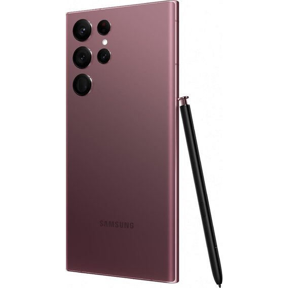 Смартфон Samsung Galaxy S22 Ultra 12/256GB Burgundy (SM-S908BDRG) [OPEN BOX] - ТвойGadget