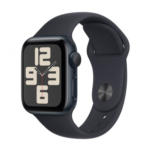 Apple Watch SE 2 GPS 40mm Midnight Aluminium Case with Midnight Sport Band M:L2 Apple Watch SE 2 GPS 40mm Midnight Aluminium Case with Midnight Sport Band M/L (MR9Y3) - ТвойGadget