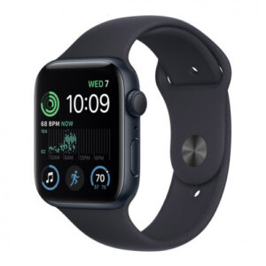 Смарт-часы Apple Watch SE 2 GPS 44mm Midnight Aluminium Case with Midnight Sport Band M/L (MRE93) - ТвойGadget