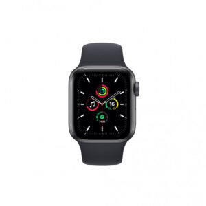 Apple Watch SE GPS 44mm Space Gray Aluminum Case with Midnight Sport Band (MKQ63) - Зображення 2