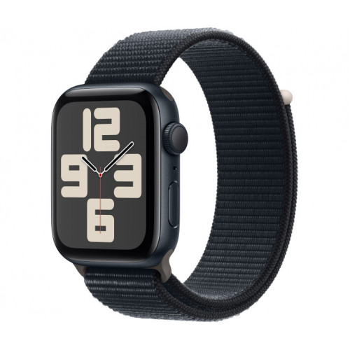 Apple Watch SE 2 GPS 44mm Midnight Aluminium Case with Midnight Sport Loop (MREA3) [OPEN BOX] - ТвойGadget